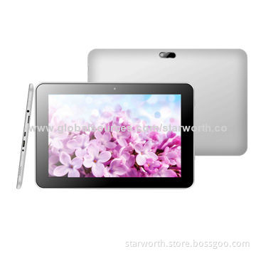10.1-inch Quad-core Tablet PCs/Mobile Internet Devices with Rockchip 3188T, Supports Wi-Fi